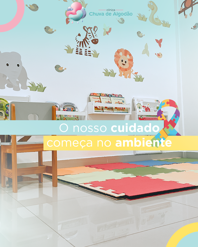 Nosso cuidado começa no ambiente — Chuva de Algodão